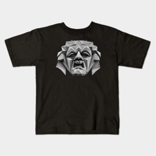 Head Artdeco Sculpture Kids T-Shirt